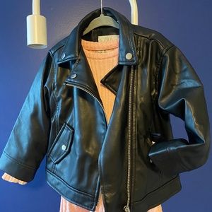 ZARA Kids Faux Leather Jacket